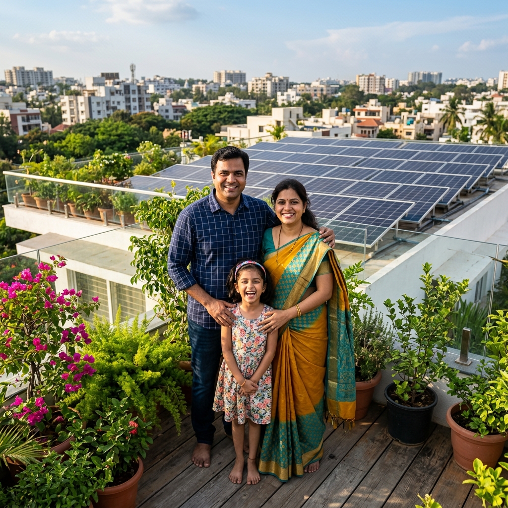 Happy Indian Solar Rooftop Owners